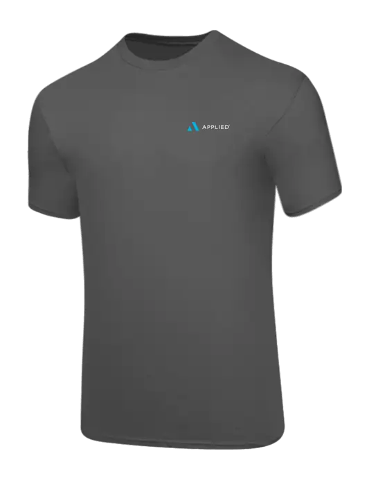 Core Blend Medium Grey T-Shirt w/Applied Logo