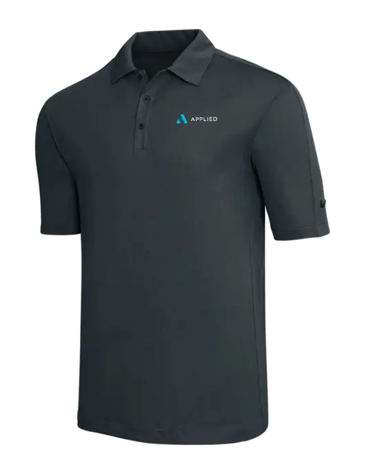 Nike Dark Grey Tech Sport Dri-FIT Polo w/Applied Logo