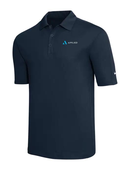 Nike Navy Tech Sport Dri-FIT Polo w/Applied Logo