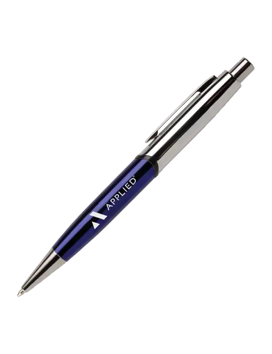 Chimera Blue Pen - Black Ink w/Applied Logo
