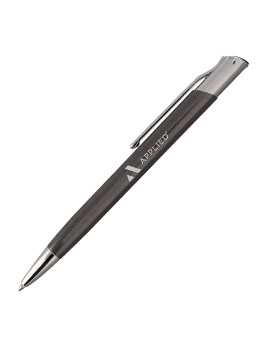 San Malo Gunmetal Pen - Black Ink w/Applied Logo