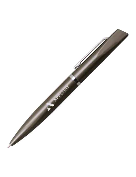 Santos Gunmetal Pen - Black Ink w/Applied Logo