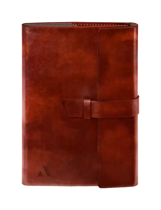 Fabrizio Brown 6.875 x 9.56 Portfolio w/Applied Logo